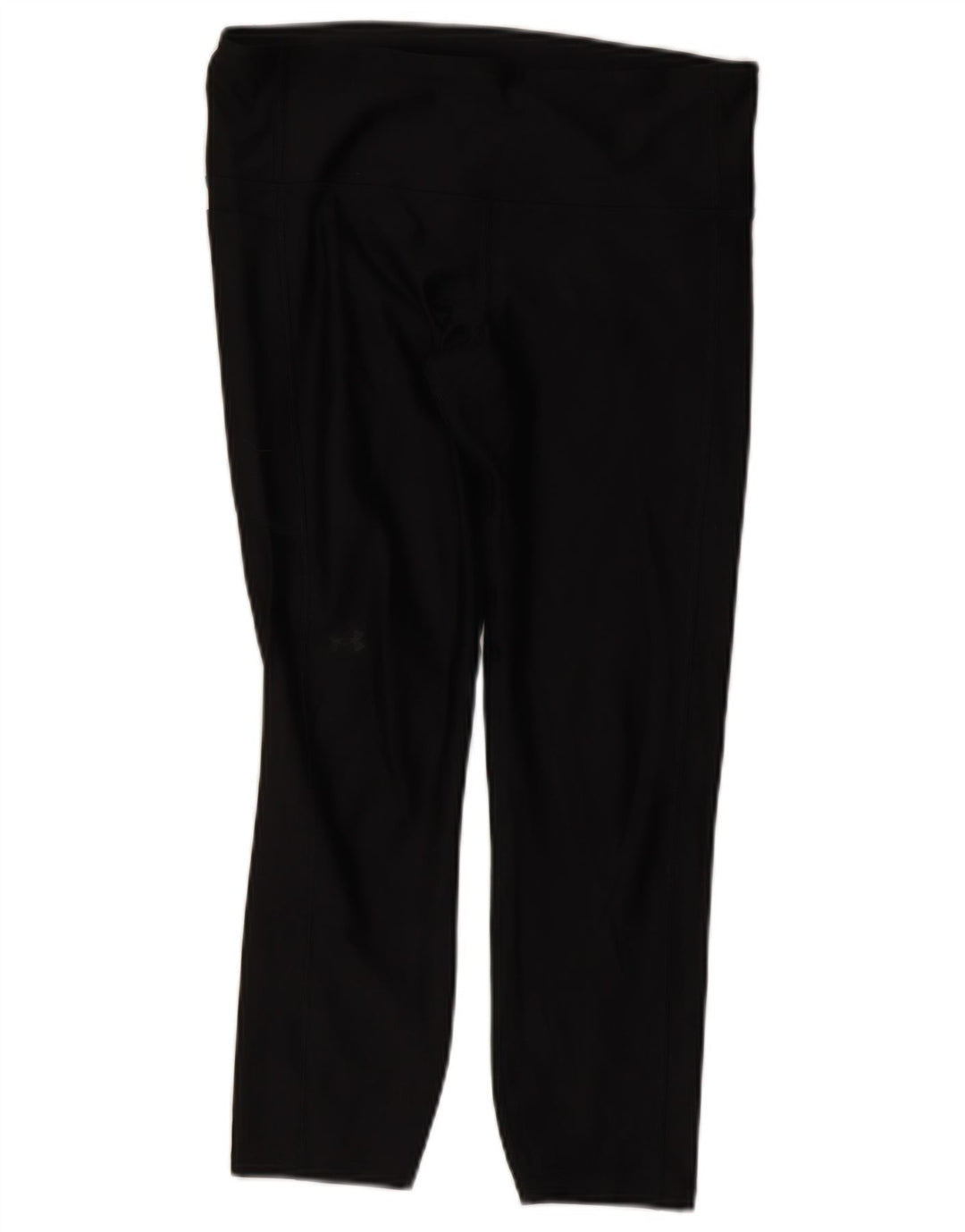 Under Armour Womens Capri Leggings UK 14 Grande Poliéster Preto