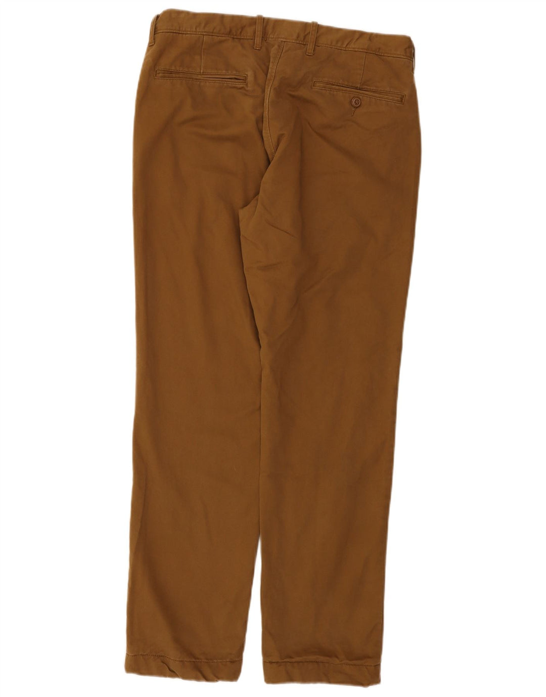 J. CREW Calça Chino Masculina Reta W32 L30 Algodão Bege