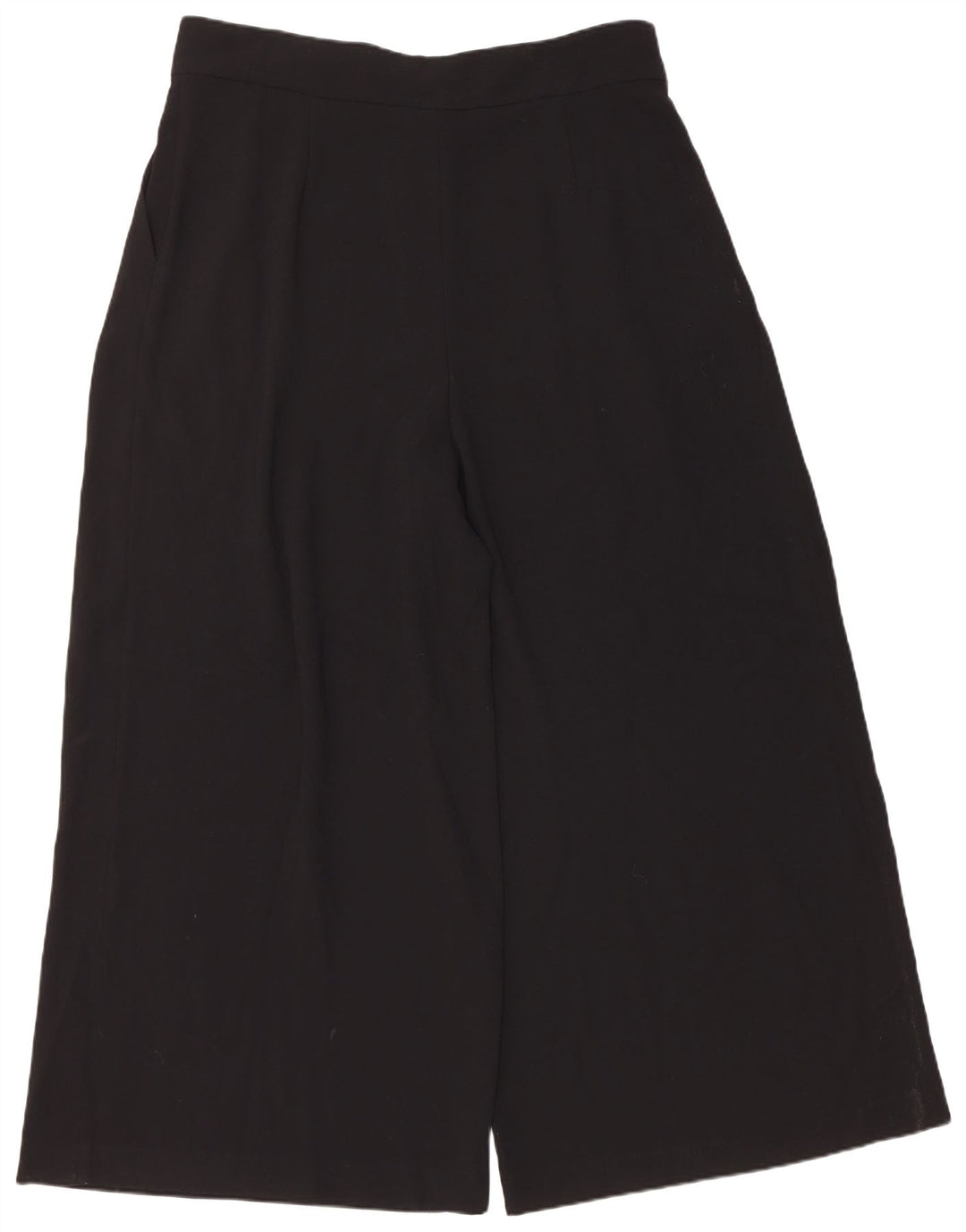Zara Calça feminina cortada com pega 2XL W34 L28 poliéster preto
