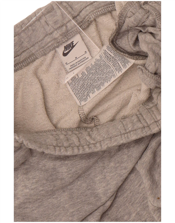 Calça de treino masculina Nike Joggers cinza médio algodão manchado