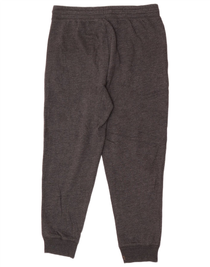 Calça de treino masculina Gap com estampa gráfica e joggers de algodão cinza médio