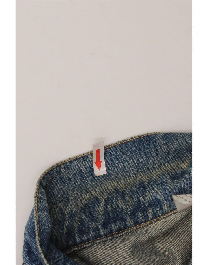 Jaqueta jeans masculina Ritt UK 40 grande algodão azul