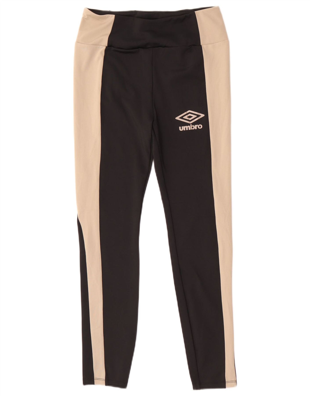 Leggings femininas Umbro UK 12 poliéster colorblock preto médio