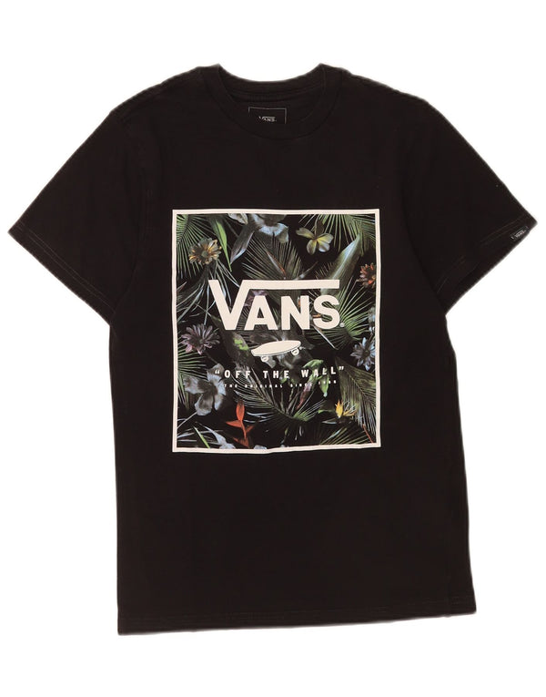 Camiseta Vans Masculina Slim Fit Graphic XS Preto Floral Algodão