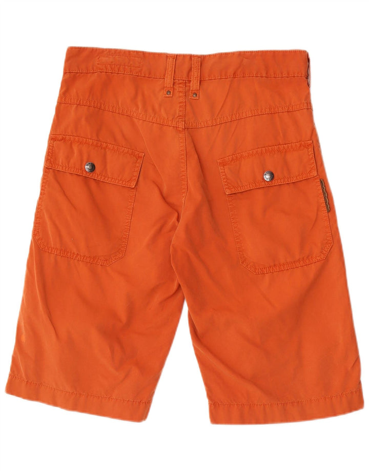 Gas Mens Chino Shorts W31 Médio Algodão Laranja