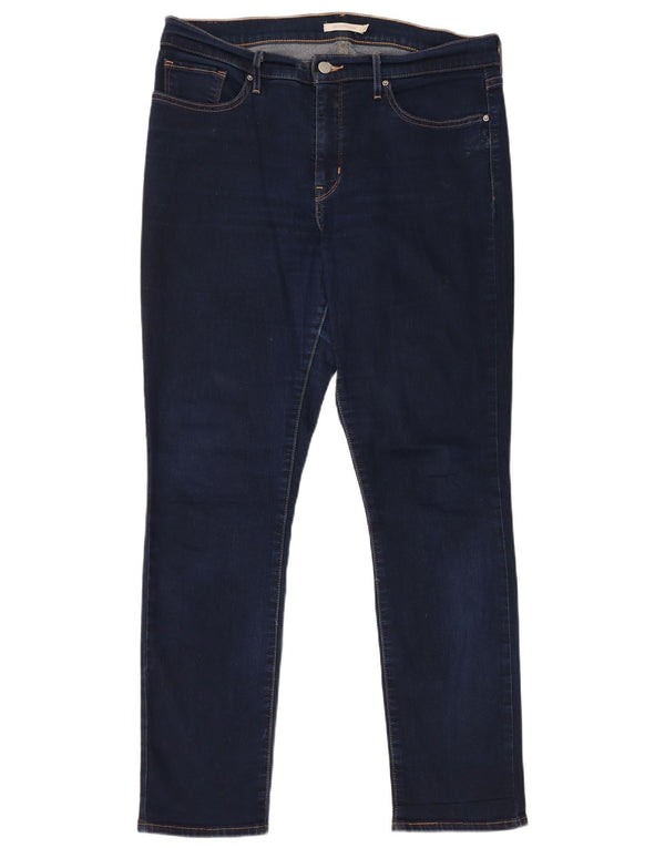 Calça jeans feminina Levi's 312 Shaping Slim W32 L30 azul algodão