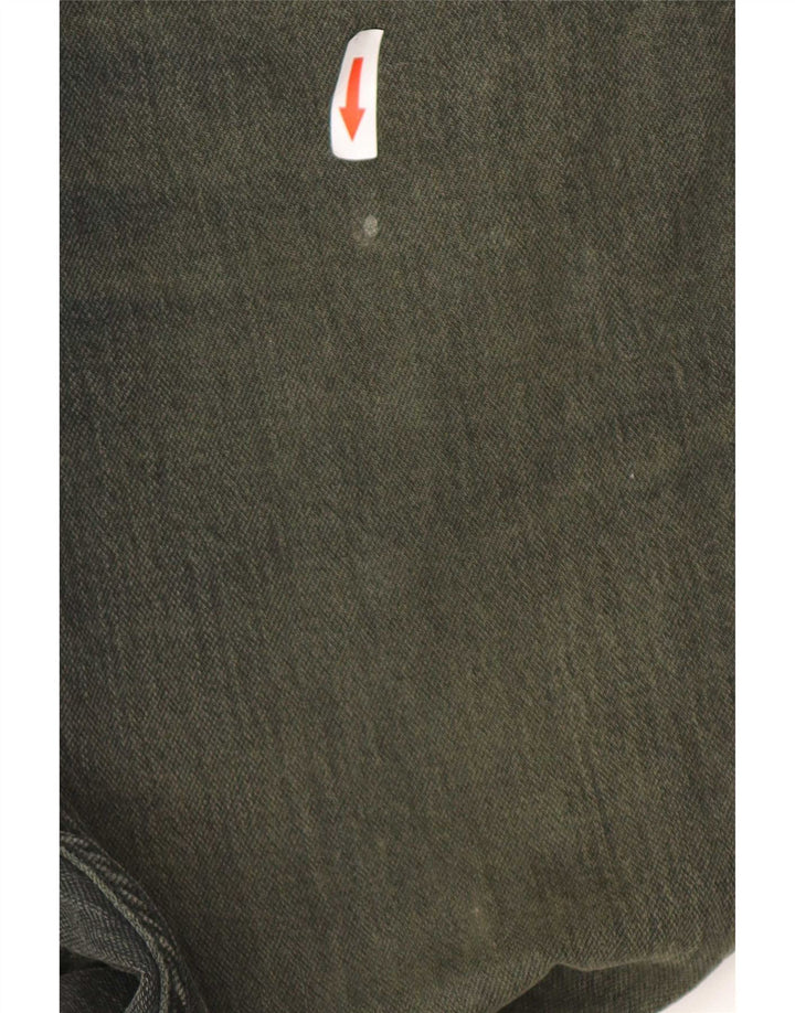 Levi's Mens Slim Jeans W33 L32 Verde Algodão