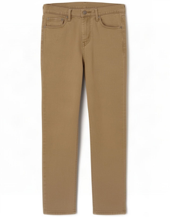 Levi's Mens 511 Slim Jeans W30 L32 Bege Algodão
