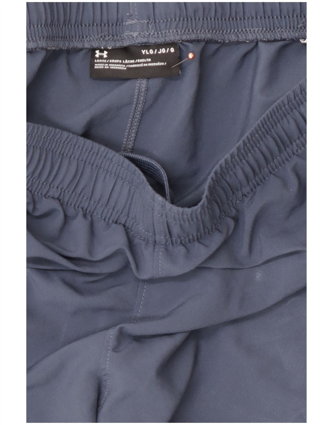 Shorts esportivos gráficos UNDER ARMOUR para meninos 11-12 anos grande azul poliéster