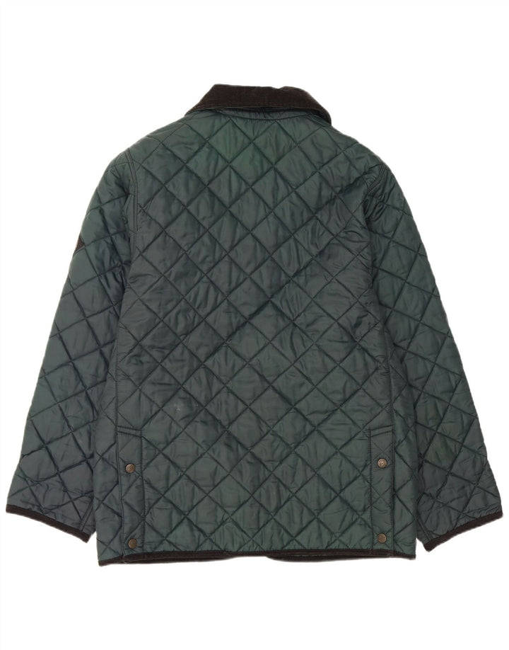 Jaqueta acolchoada masculina Henri Lloyd Reino Unido 36 nylon verde pequeno
