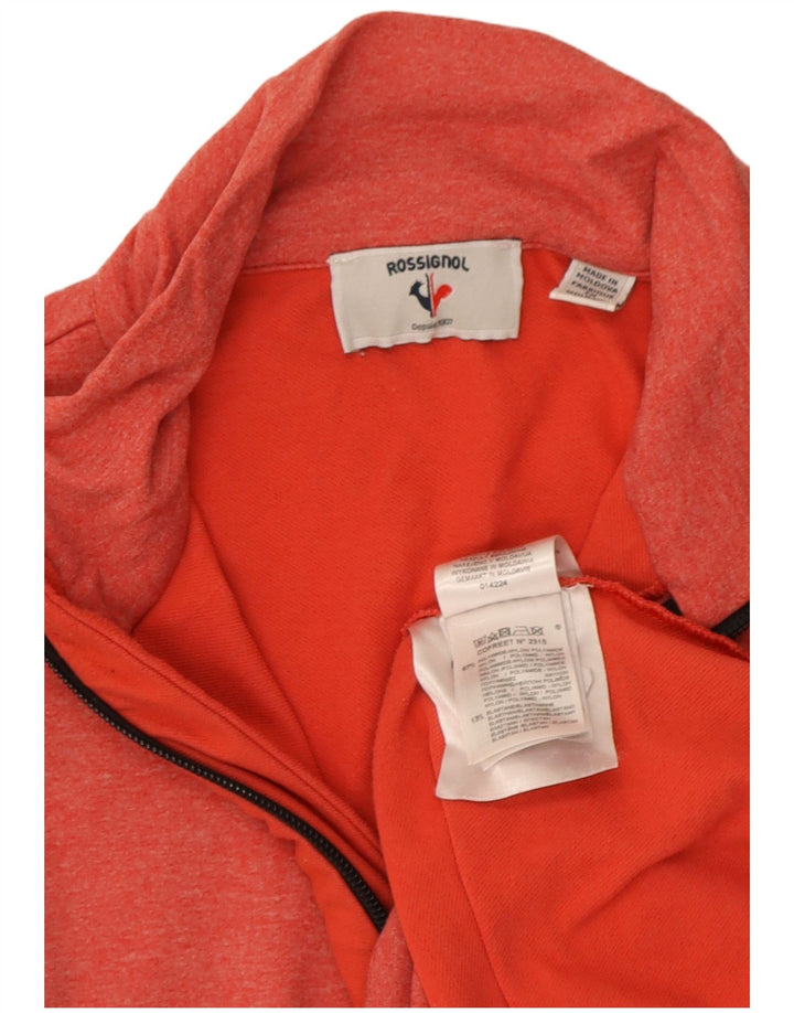 Pulôver masculino Rossignol com top pequeno de poliéster manchado vermelho