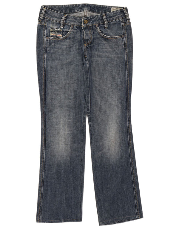 Diesel feminino Ryoth Bootcut jeans W28 L30 azul algodão