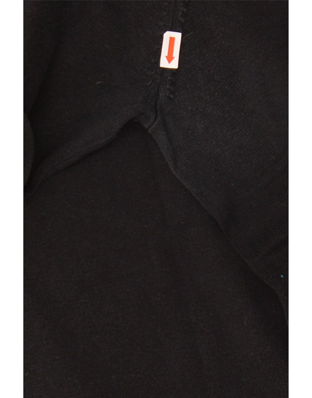 TOMMY HILFIGER Suéter masculino com decote em V XL preto algodão