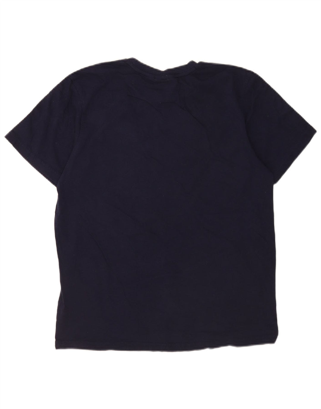 Camiseta masculina Fila Graphic Top médio azul marinho algodão colorblock