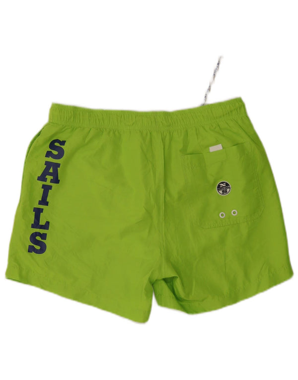Shorts de natação masculino North Sails Graphic grande poliéster verde