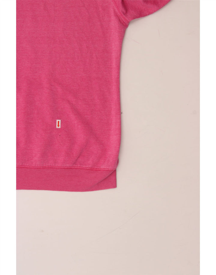 CHAMPION Womens Graphic Hoodie Jumper UK 18 XL Pink Cotton Vintage Champion and Second-Hand Champion from Messina Hembry 