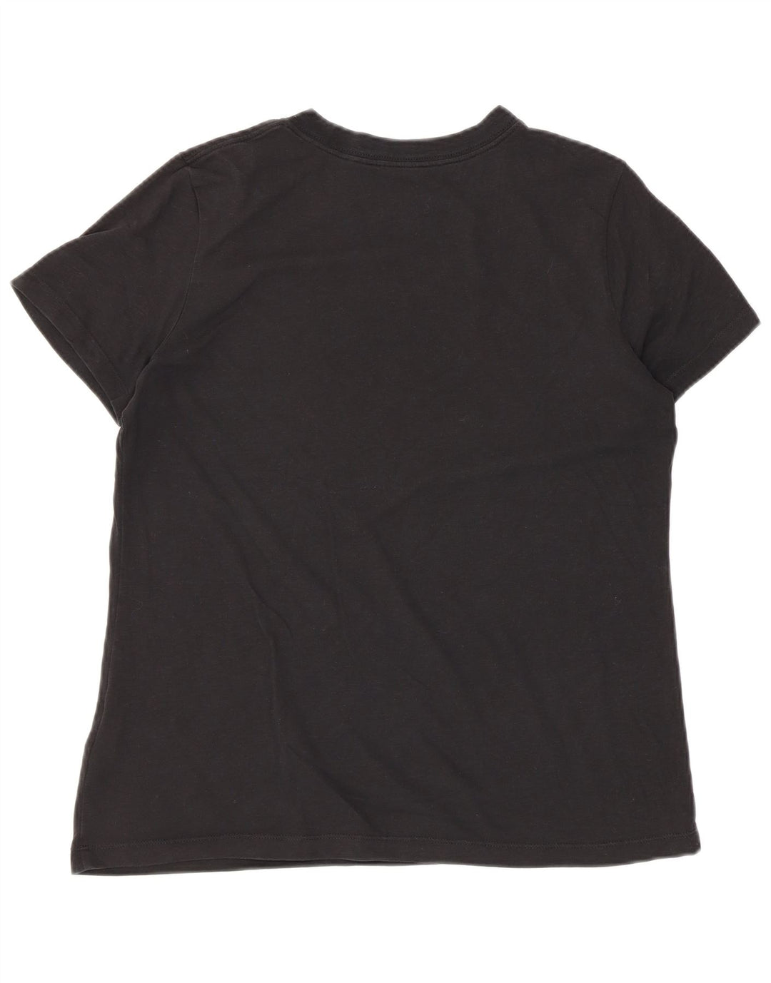 Camiseta Nike Feminina Dri Fit Graphic Top UK 14 Médio Algodão Preto