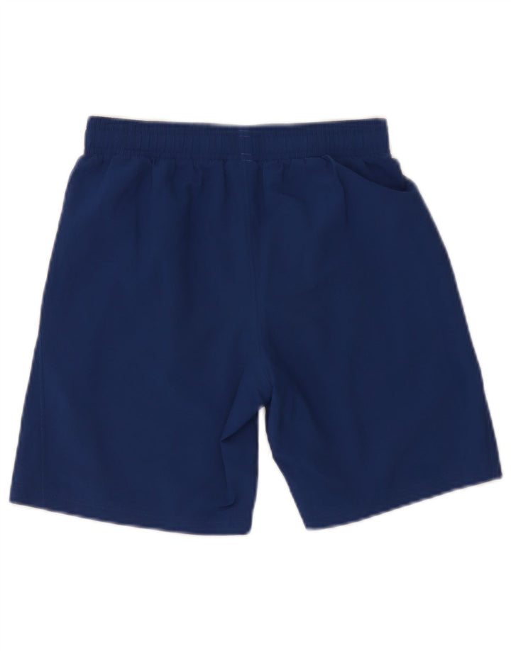 Shorts esportivos masculinos Under Armour 9-10 anos poliéster azul médio