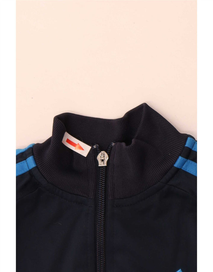 Adidas Boys Clima 365 Tracksuit Top Jacket 7-8 Anos Azul Marinho Poliéster