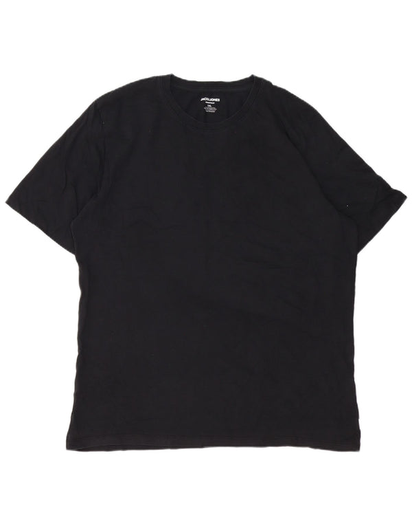 Camiseta masculina Jack & Jones Top 2XL algodão preto