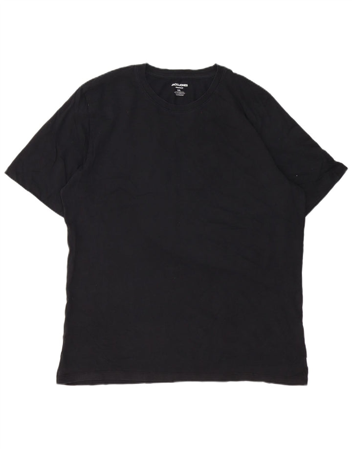 Camiseta masculina Jack & Jones Top 2XL algodão preto