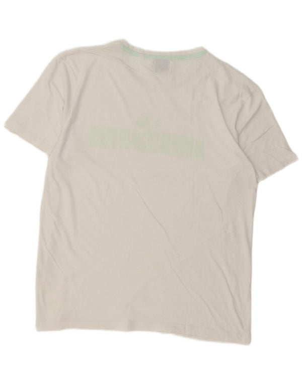 Camiseta masculina Americanino Regular Graphic Top Médio Algodão Branco