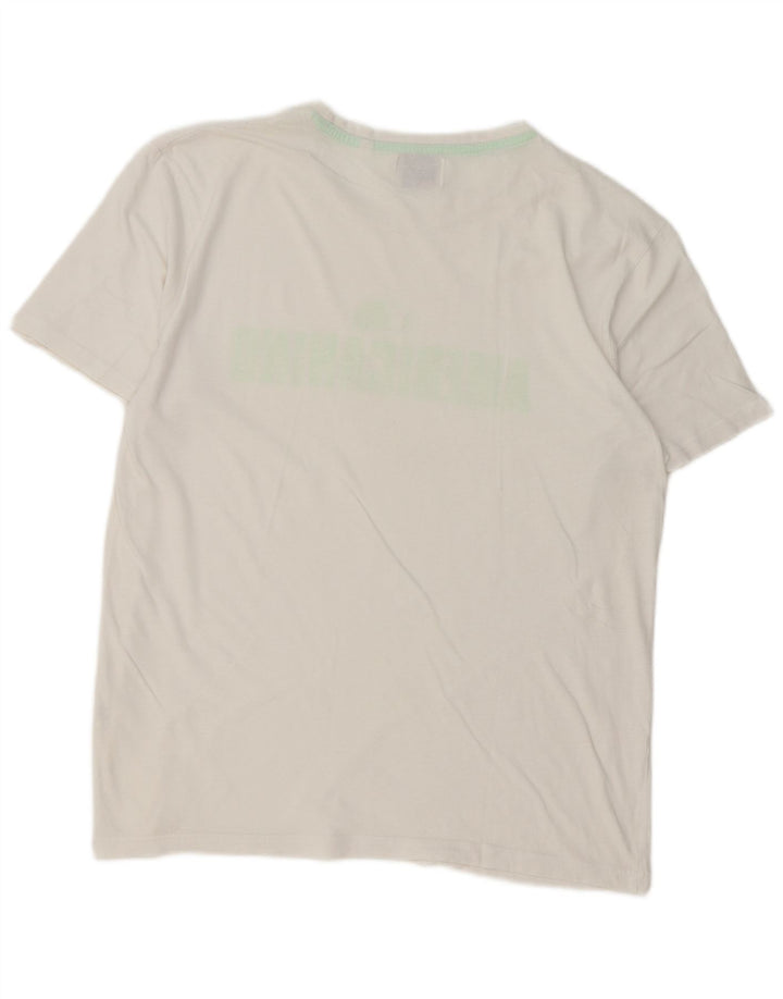 Camiseta masculina Americanino Regular Graphic Top Médio Algodão Branco