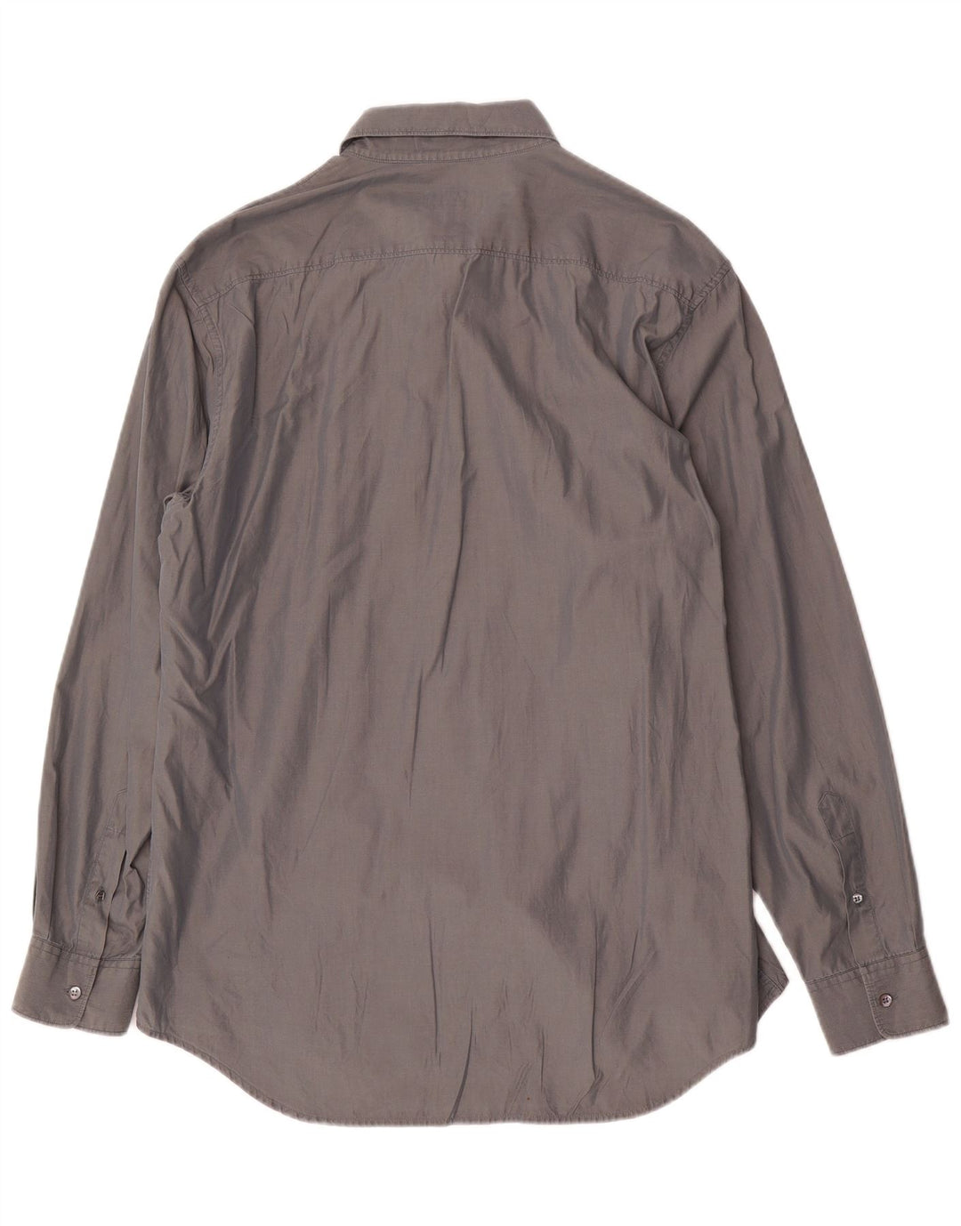 Camisa masculina Calvin Klein tamanho 43 grande algodão cinza