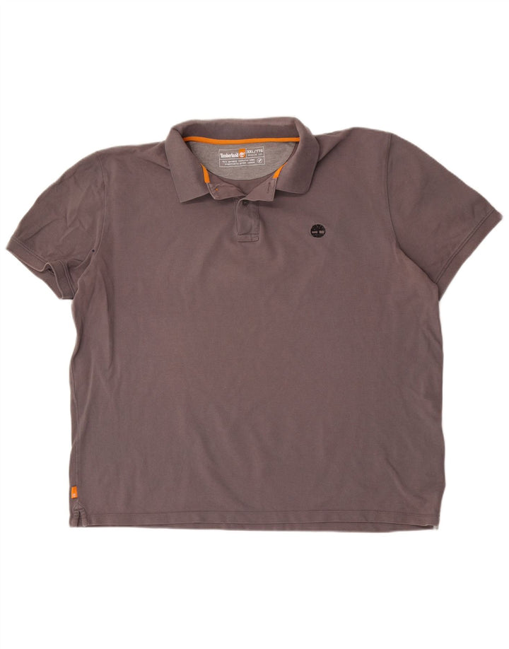 Camisa polo masculina Timberland Regular Fit 2XL algodão cinza