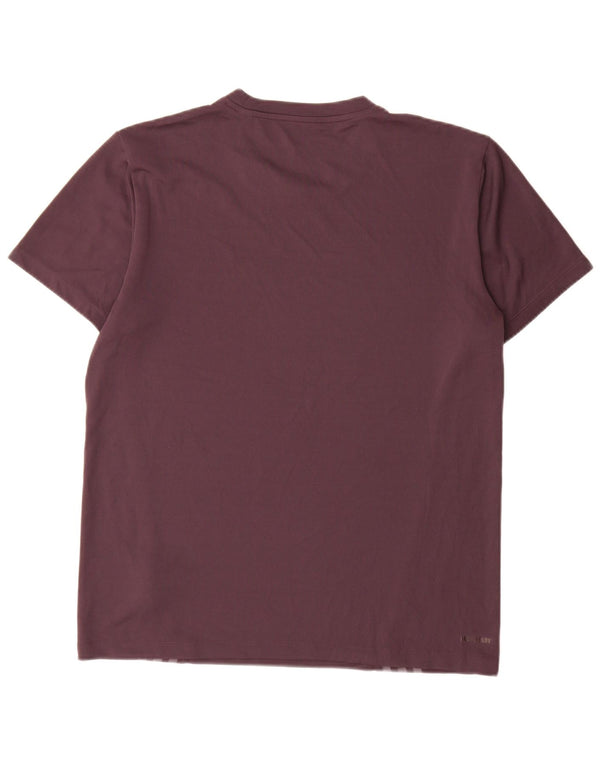 Camiseta masculina Adidas grande poliéster roxo