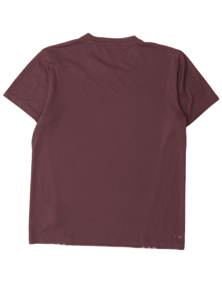 Camiseta masculina Adidas grande poliéster roxo
