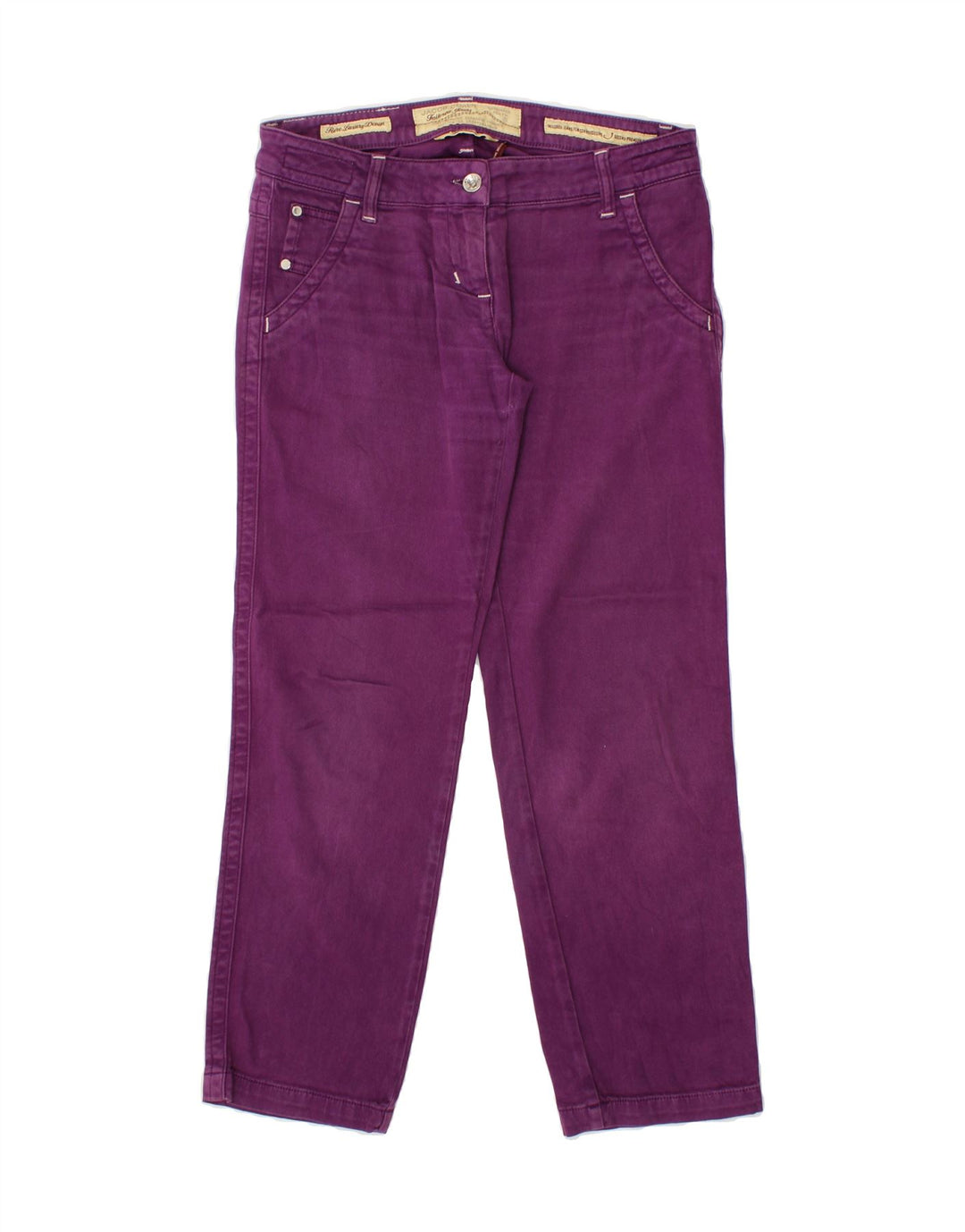 JACOB COHEN Womens Tailored Tapered Jeans W31 L29 Purple Cotton Vintage Jacob Cohen and Second-Hand Jacob Cohen from Messina Hembry 