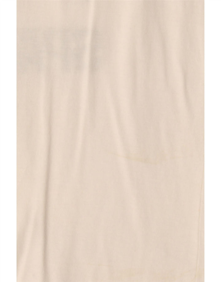 Camiseta feminina Nike Michigan State Graphic Top UK 12 Médio Off White