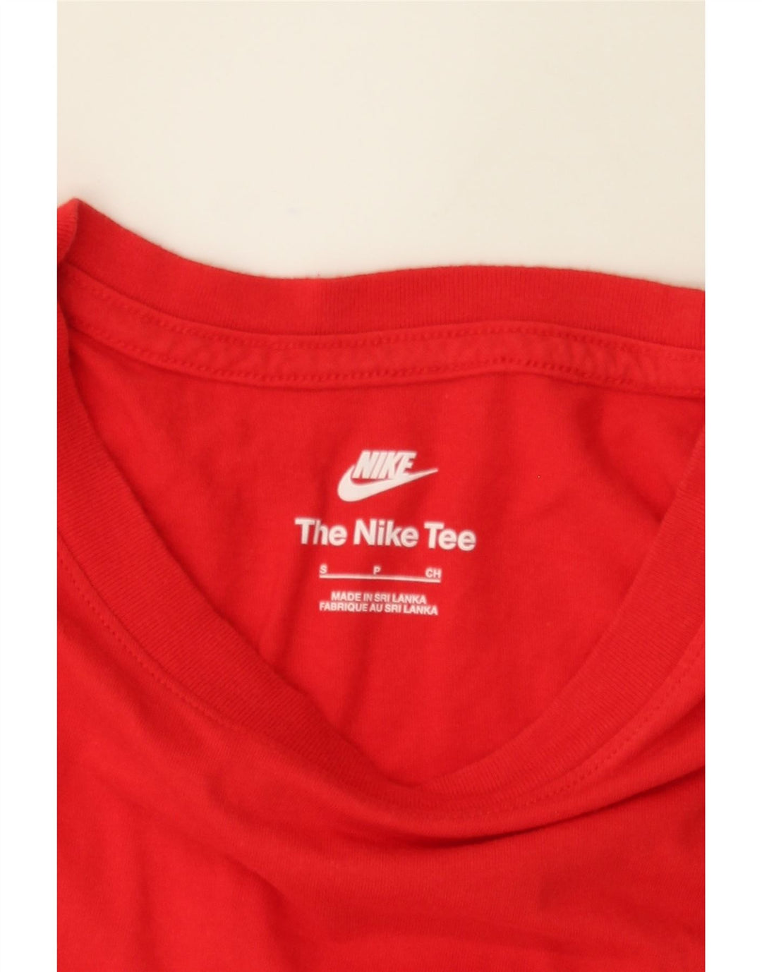 NIKE Mens T-Shirt Top Small Red Vintage Nike and Second-Hand Nike from Messina Hembry 