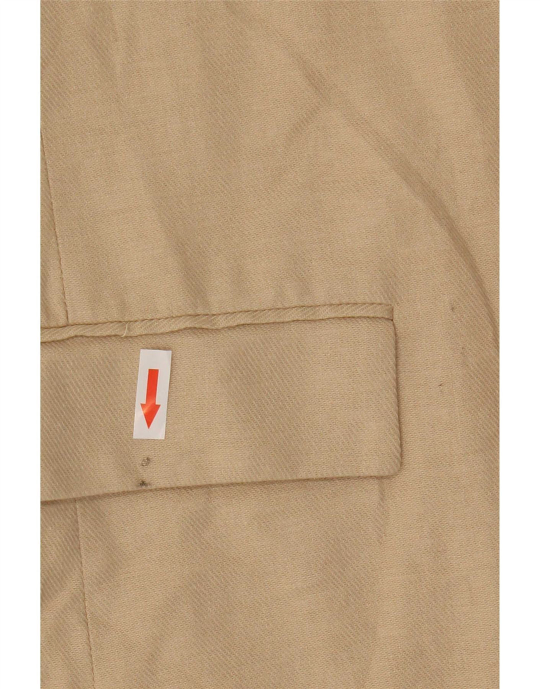 Zara Jaqueta Blazer Feminina Manga 3/4 Aberta Reino Unido 12 Médio Bege