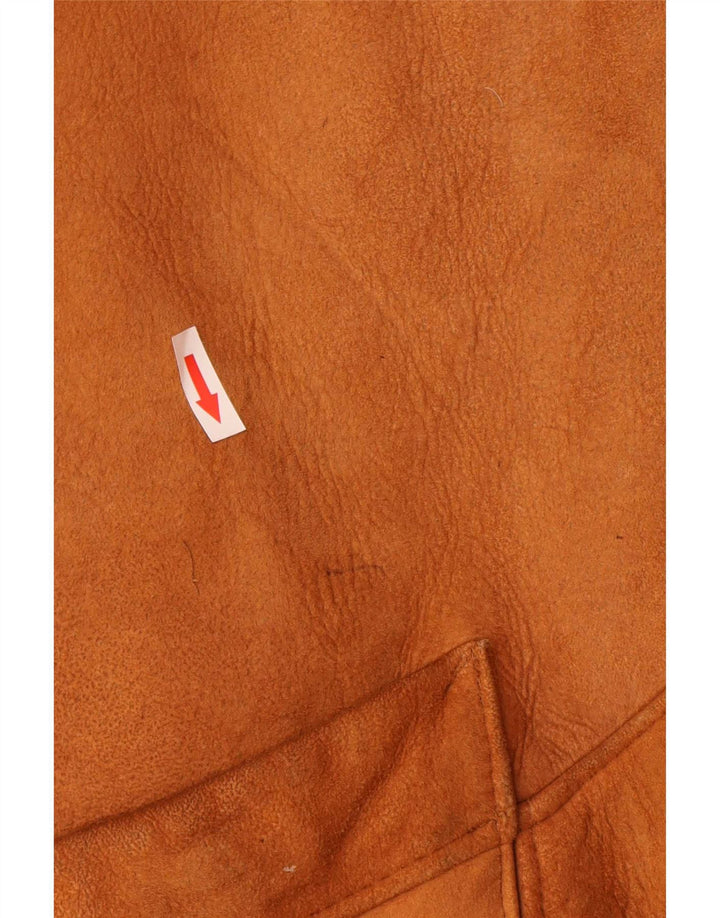 Sobretudo feminino vintage oversized shearling UK 16 grande bege