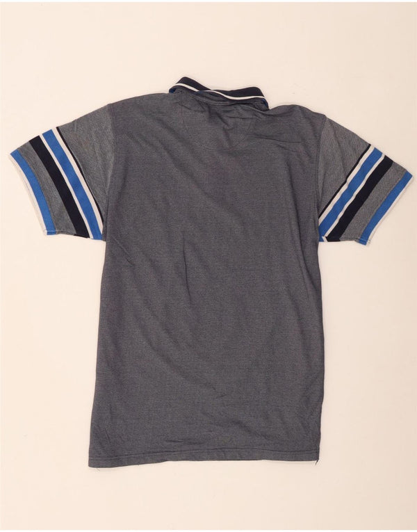 Camisa polo masculina Pierre Cardin XL cinza colorblock algodão