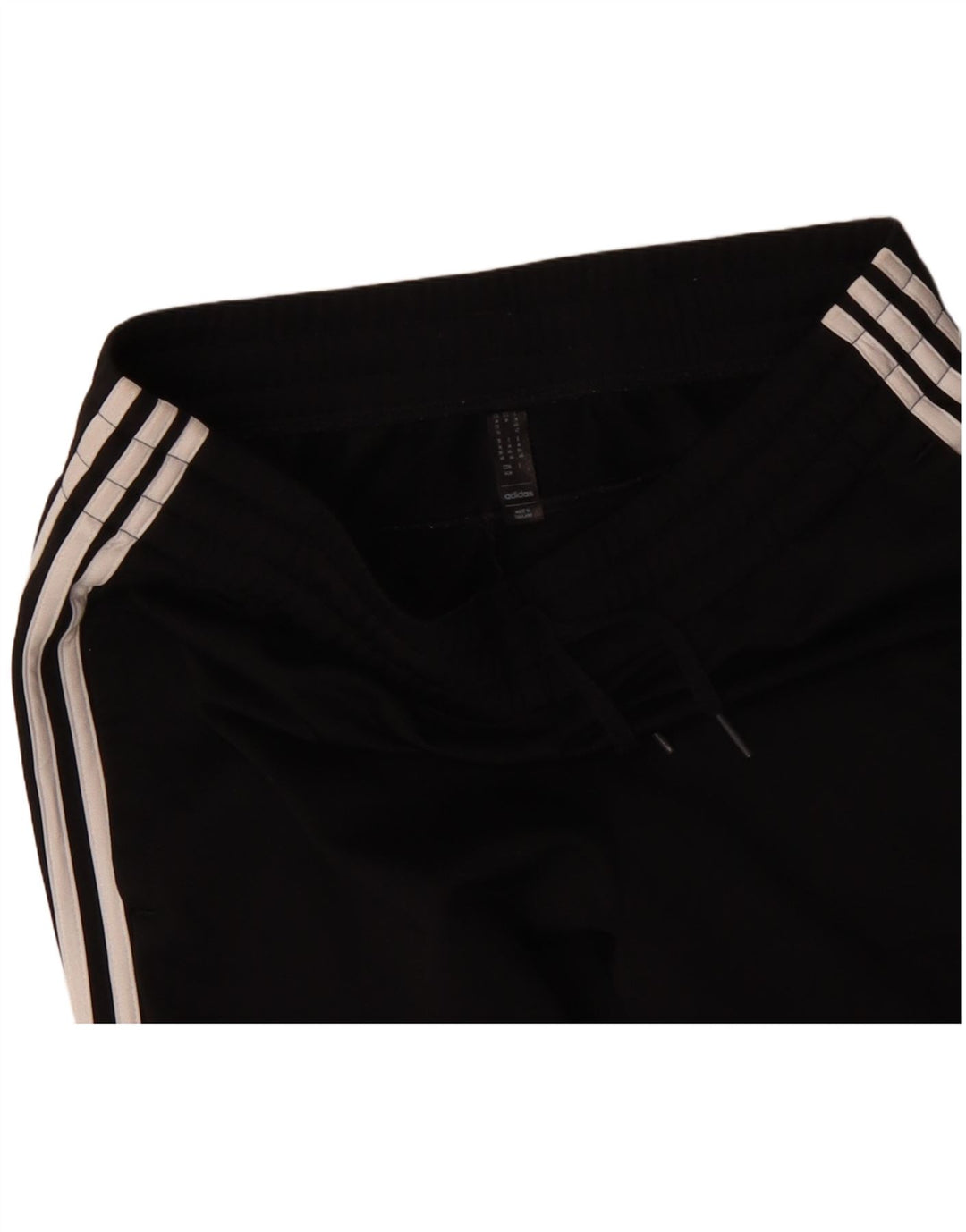 Calças de treino femininas ADIDAS UK 12/14 médio preto poliéster
