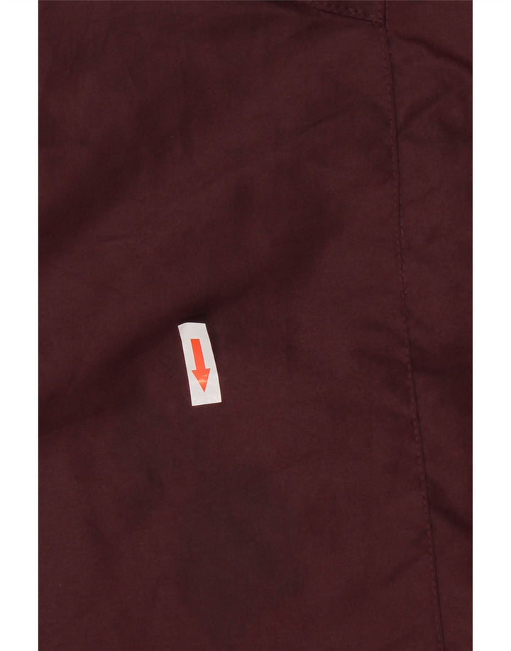 Jaqueta de chuva feminina com capuz Mountain Warehouse UK 12 Médio Borgonha