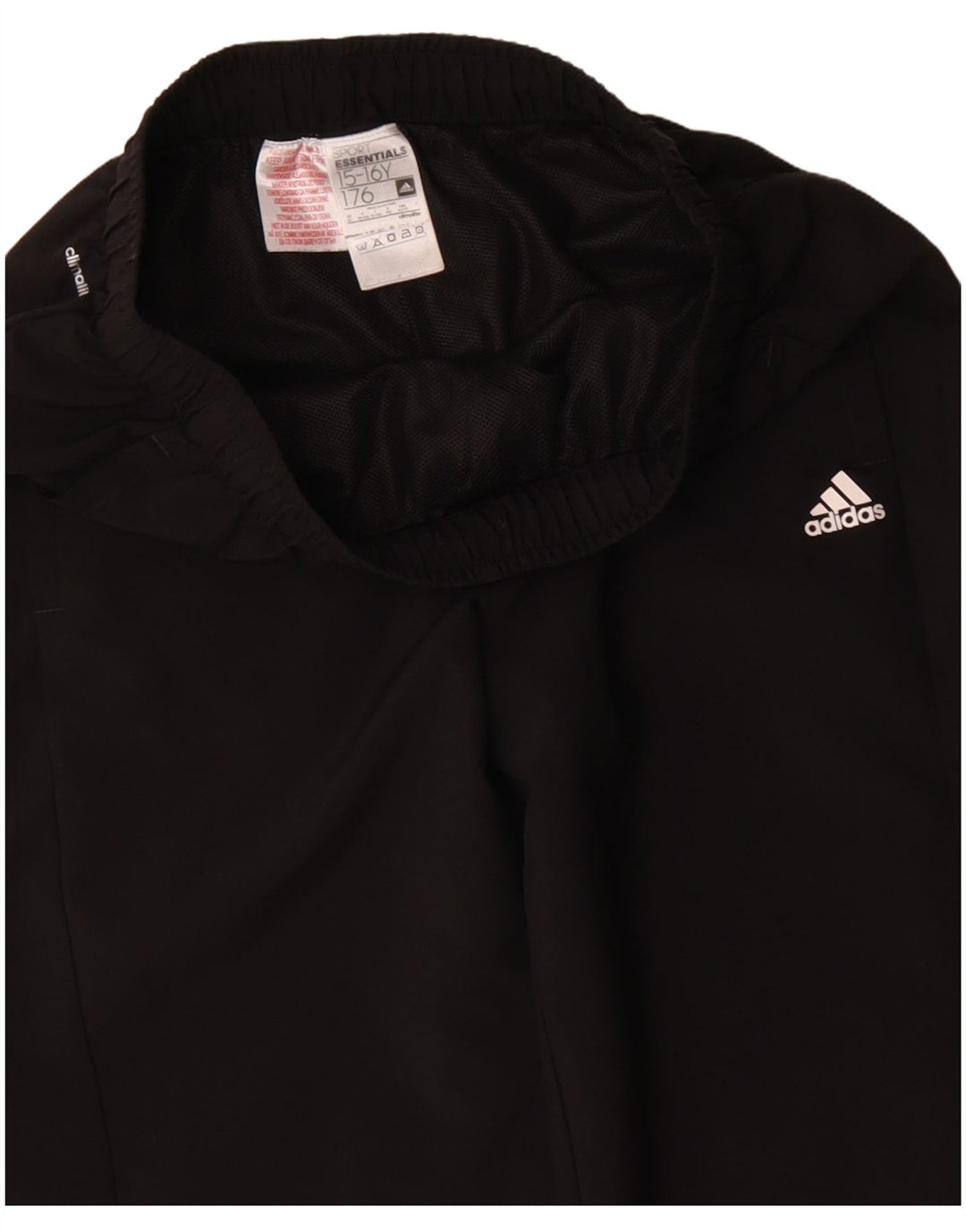 Calças de treino Adidas Boys Climalite 15-16 anos preto poliéster