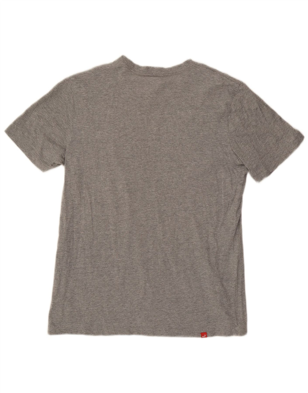 Camiseta masculina Puma Graphic Top cinza médio algodão