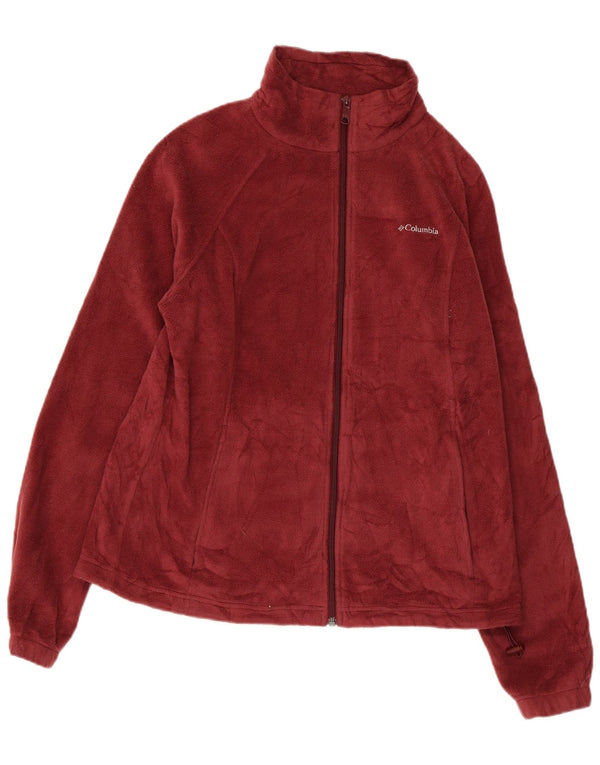 Jaqueta de lã feminina COLUMBIA UK 18 XL Borgonha Poliéster
