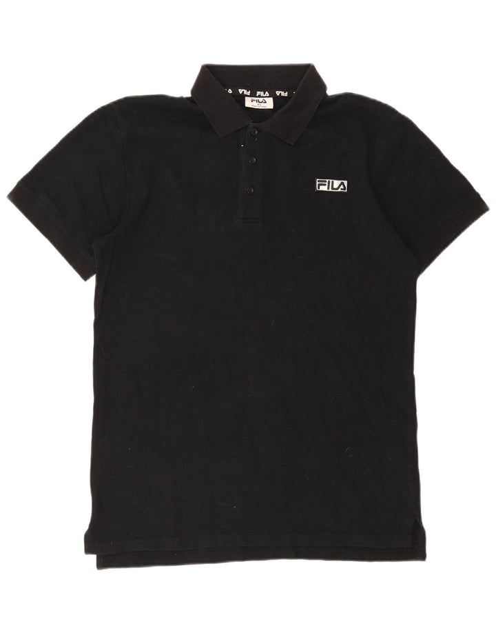 Camisa Polo Masculina Fila XS Algodão Preto