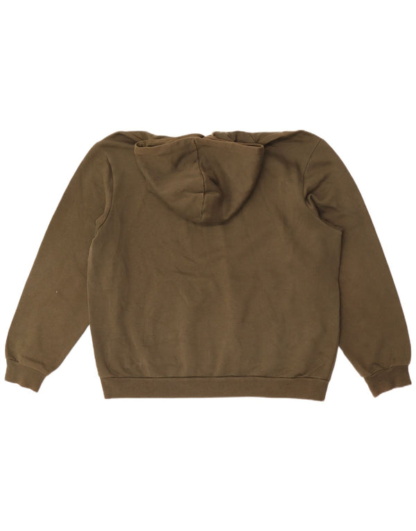 Suéter com capuz gráfico feminino Puma UK 18 XL cáqui
