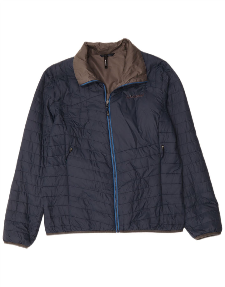 Jaqueta acolchoada masculina Schoffel UK 44 2XL azul marinho poliamida