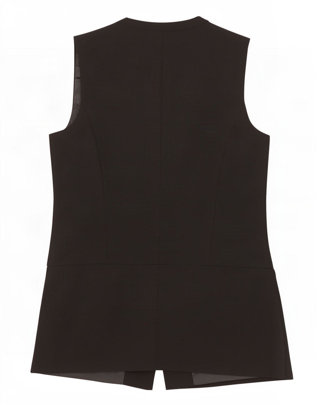 Colete feminino Marks & Spencer UK 14 poliéster preto médio