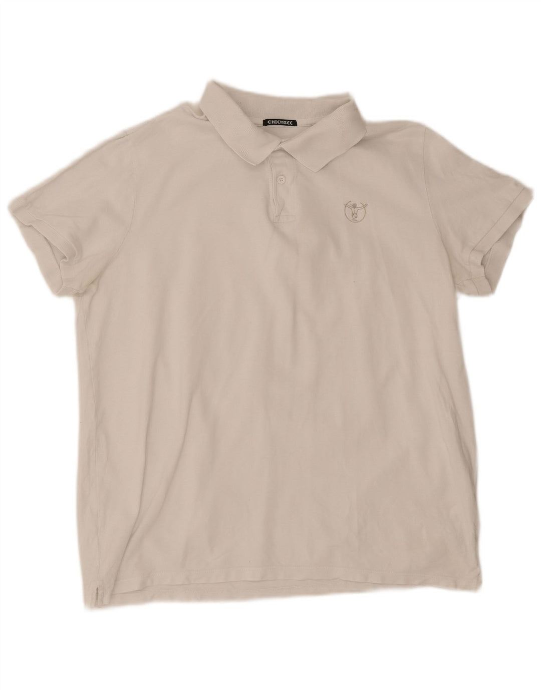 Camisa polo masculina Chiemsee XL algodão branco