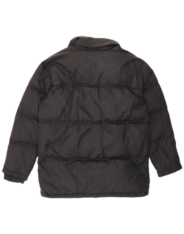 Jaqueta acolchoada masculina Fila IT 46/48 médio preto