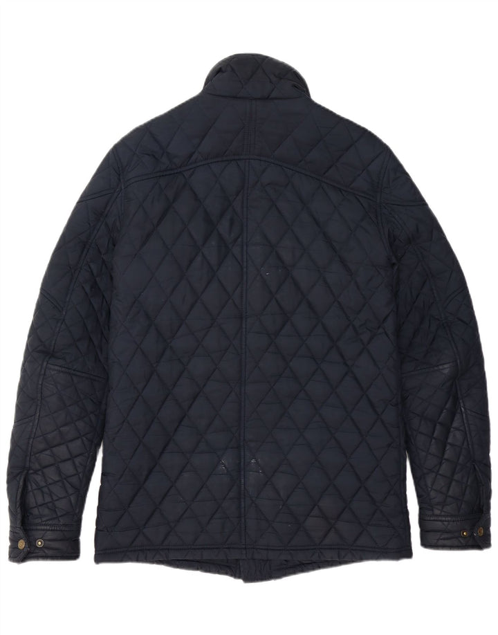 Jaqueta acolchoada masculina JOULES UK 36 poliéster azul marinho pequeno