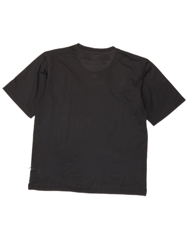 Adidas Mens Camiseta Top Pequeno Poliéster Preto